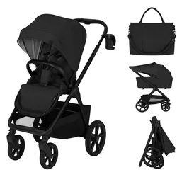 купить Детская коляска Lionelo Carucior 2in1 Carmine Black Onyx в Кишинёве 