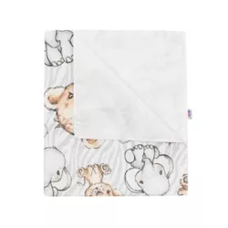 cumpără Accesoriu pentru înfășat New Baby 49769 Пеленкa непромокаемая фланель 57x47 Zoo în Chișinău 