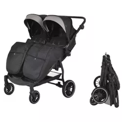 cumpără Сărucior pentru copii Moni TwinGo Onyx, pentru gemeni în Chișinău 