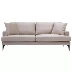 cumpără Canapea Trendy Papira Bej, 90x88x205cm (3 locuri) în Chișinău 