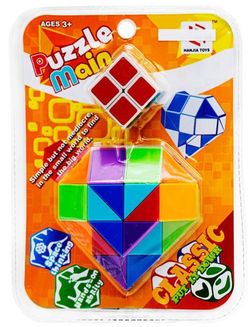 купить Головоломка misc 7386 Joc p/u copii Sarpele logic Rubic+cub 2x2 472086 в Кишинёве 