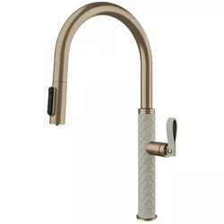 cumpără Bateria bucătărie Gessi 60934-432 Crème/Finox Br Nickel în Chișinău 