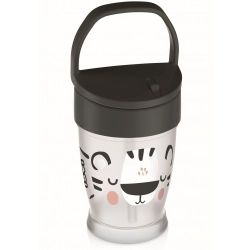 Cană cu pai Canpol 35/356, Salt and Pepper, 250 ml.