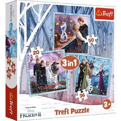 cumpără Puzzle Trefl 34853 Puzzles 3in1 Disney Frozen 2 în Chișinău 