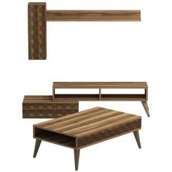 купить Стенка Trendy Planeta Орех, Орех (комплект мебели для гостиной) (GTR001257) в Кишинёве 