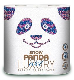 Туалетная бумага PANDA LUXURY 4 слоя 20.8м*4 Fashion