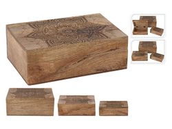 Set cutii din lemn de mango 3Buc 28X17.5cm/23X13.5cm/18X10.5cm
