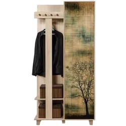 cumpără Mobilă pentru antreu Trendy Garmanto 90-729, Stejar Sonoma, 90x192x36cm (GTR005933) în Chișinău 
