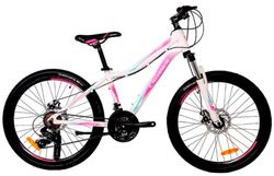cumpără Bicicletă Crosser SWEET 26" 16 White/Pink în Chișinău 