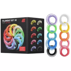 cumpără Filament pentru imprimantă 3D 2E 2E-L-BH010 Filament set for 3D pen 1.75 mm PCL (10 col*10 m) în Chișinău 