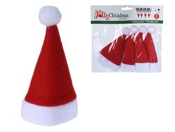 Набор шапочек декоративных Christmas 4шт, 13cm