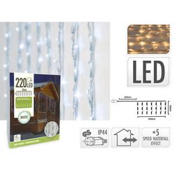 cumpără Ghirlandă Promstore 39726 Огни новогодние Водопад 220LED белый, 11струй, 2mx1m, 5реж în Chișinău 