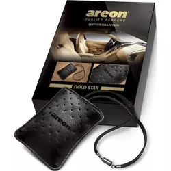 купить Ароматизатор для автомобиля Areon Areon Leather Colection (GOLD) в Кишинёве 