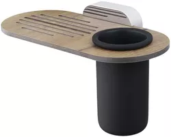 купить Стакан для зубных щёток Bisk 07104 cu BERGEN в Кишинёве 