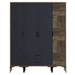 купить Шкаф Trendy Kumsal STP-Nuc, Antracit в Кишинёве 