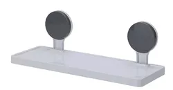cumpără Raft de baie Holland 55596 Raft pe ventuze Bathroom Solutions 32x11x11cm, alb, plastic în Chișinău 