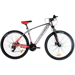 cumpără Bicicletă Crosser QUICK 29" 17.5 21S Shimano+Logan Hidraulic Grey/Red în Chișinău 