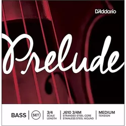 купить Струна для музыкального инструмента D’Addario J610 3/4 M Prelude Bass в Кишинёве 