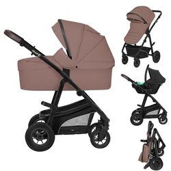 купить Детская коляска Lionelo Carucior 3in1 transformabil Bianka Beige Taupe в Кишинёве 