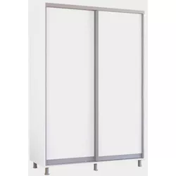 cumpără Dulap Mobildor-Lux Aron-P uși glisante din PAL (170x60x240H cm) Alb Brilliant în Chișinău 