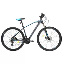 cumpără Bicicletă Crosser LAVA 29" 18 21S Shimano+Logan Hidraulic Black/Blue 29-080-21-18 N1-R6 29" 1254-18 în Chișinău 