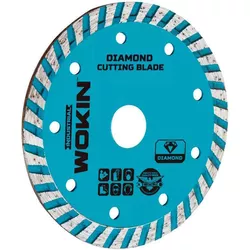 купить Набор головок, бит, насадок Wokin 763412 Диск алмазный Turbo 125*22.2mm (Prof) в Кишинёве 