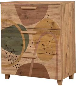 купить Комод Trendy Leva Gravis, Pinul Atlantic, 80x95x43cm (GTR005840) в Кишинёве 