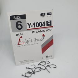 Рыболовные крючки Light Fox Y-1004 #6