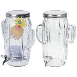 cumpără Container alimentare Excellent Houseware 38635 Банка стеклянная с краном 4l, D24cm, H29cm în Chișinău 