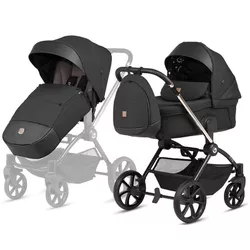 cumpără Сărucior pentru copii Tutis 2in1 GIO PLUS Nero Black (1552135) în Chișinău 