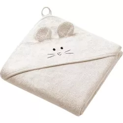 купить Аксессуар для купания BabyOno 1553/05 Prosop din bambus de baie cu gluga bej 100x100 в Кишинёве 