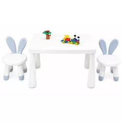 cumpără Set de mobilier pentru copii 4Play AT116 Bunny White/Blue în Chișinău 