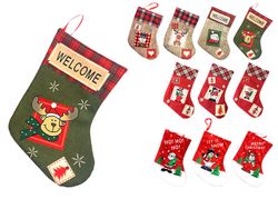 Cizmulita de Craciun pentru cadouri 23X19cm "Welcome Santa"