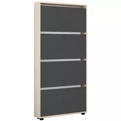 купить Полка для обуви Mobildor-Lux Leo Slim 60x16x164H cm Sonoma/Anthracite в Кишинёве 