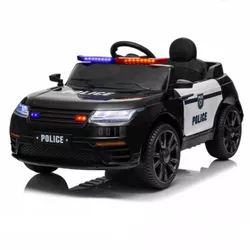 cumpără Mașină electrică pentru copii Golden Baby QLS-8201 Police GB 2025, neagră, 1585D în Chișinău 