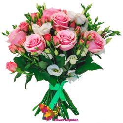 Нежно розовый букет "Rose"