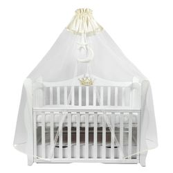 cumpără Pătuț PernaMea Baldachin Premium Star Ivory (PM.101301/4) în Chișinău 