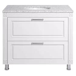 cumpără Dulap pentru lavoar miscellaneous NAPOLEON 100 (GR 100) Alb-Argint New în Chișinău 