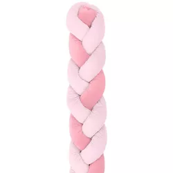 купить Кроватка Kikka Boo 31109050001 Protectie laterala impletita Pink, 210 cm в Кишинёве 