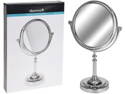 Зеркало настольное двухстороннее на ножке Eleganza D15cm