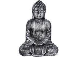 Статуя "Будда сидящий" 35cm, керамика, серый