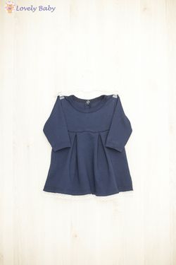 Rochie R05, albastru inchis 68 cm