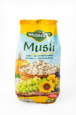 Musli WildBerry (in, floarea soarelui, stafide, dovleac), 500g
