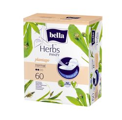 Absorbante pentru fiecare zi Bella Herbs Sensitive Patlagină, 60 buc.