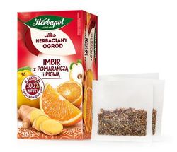 Чай фруктовый Tea Garden Ginger with Orange and Quince, 20 шт