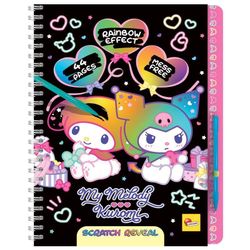 купить Набор для творчества Lisciani Giochi 13287 Set de creatie Sketchbook Kuromi scratch reveal в Кишинёве 