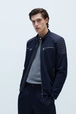 Куртка ZARA Темно синий 0706/402/401