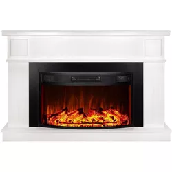 купить Камин электрический ArtFlame Marina XL & Elbrus, 950x1450x300 mm, Alb в Кишинёве 
