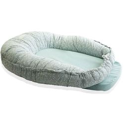 купить Гнездо для новорожденных BabyJem 525 Saltea reductor 5 in 1 BabyNest Cushion Green Flower в Кишинёве 