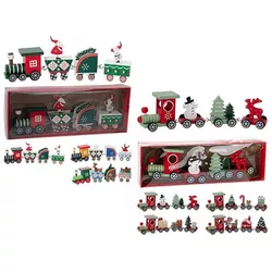 купить Новогодний декор Promstore 12899 Suvenir Trenulet, 20x5x3cm, lemn в Кишинёве 